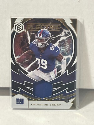 2021 Panini Elements Electric 81/199 Kadarius Toney #ELE-KTO Rookie RC NY Giants