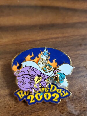 WALT DISNEY WORLD Hades pain panic 3D Spring BOSS'S DAY 2002 LE PIN