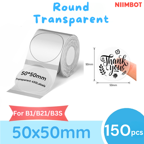 Niimbot Thermal Label Sticker For B1/B21/B3S White / Colour / Christmas / Circle - Picture 32 of 34