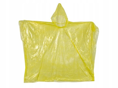 12x Regenponcho Einweg Regencape Poncho Festivalponcho Notfallponcho Regenschutz - Bild 11 von 12