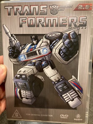 Transformers Volume 2.5 region 4 DVD (classic animated action adventure series)