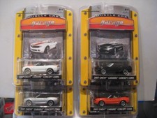 GREENLIGHT 2007 MUSCLE CAR GARAGE S5 STK/CUSTOM '07 CHEVY CAMARO CONCEPT(4 CARS)