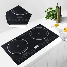 Electric Induction and Ceramic Cooktop Stove Countertop Cooker Touch Control US