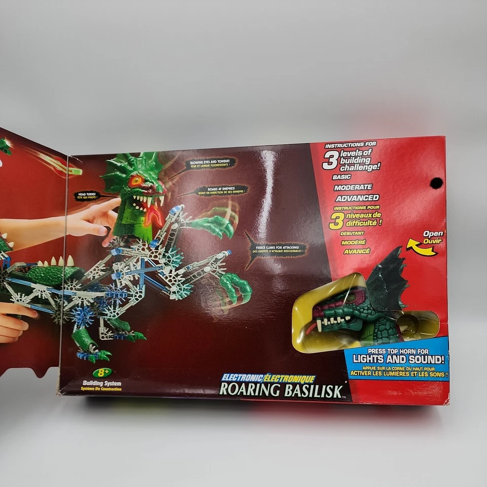 KNEX Alive Roaring Basilisk Fantastic Beasts You Build To Life Open Box - Image 3 of 4