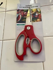 NEW household trends 4 in 1 kitchen shears dishwasher safe heavy duty