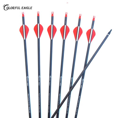 30 Flèches Carbone TOPARCHERY – SP300/350/400 – 30 Pouces – Rose – Arc à Poulies/classique