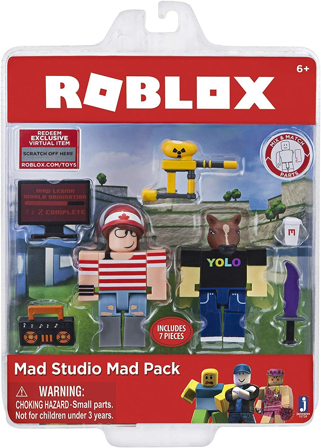 New ROBLOX Celebrity Action Figure Collection MAD STUDIO MAD Virtual UMAD?