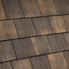 DAVINCI SINGLE-WIDTH SHAKE ROOF SHINGLE,9" EXPOSURE AGED CEDAR- 21 BUNDLES