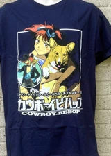 Cowboy Bebop Radical Ed T Shirt Space Cowboys Ein Corgi Anime Medium Blue
