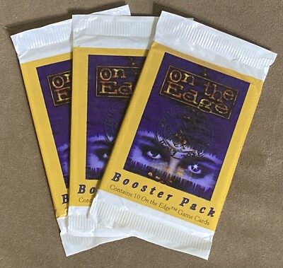 On the Edge CCG TCG 10 Card Booster Packs x3 NEW Sealed | eBay