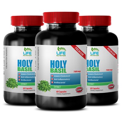 cholesterol and triglycerides/colesterol - HOLY BASIL 745MG 3B - holy basil vita