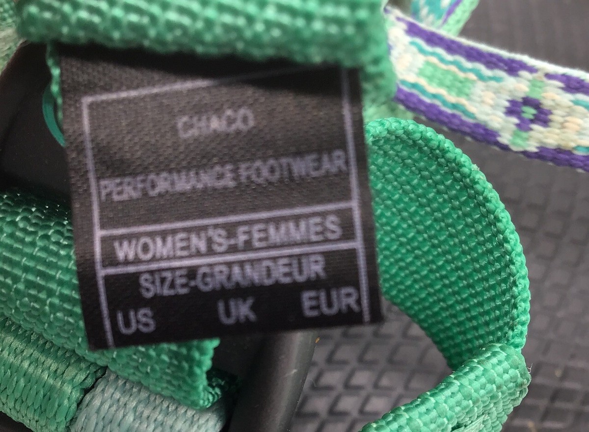 CHACO Woman's ZX2 Marina Mint Double Strapped Toe Loop