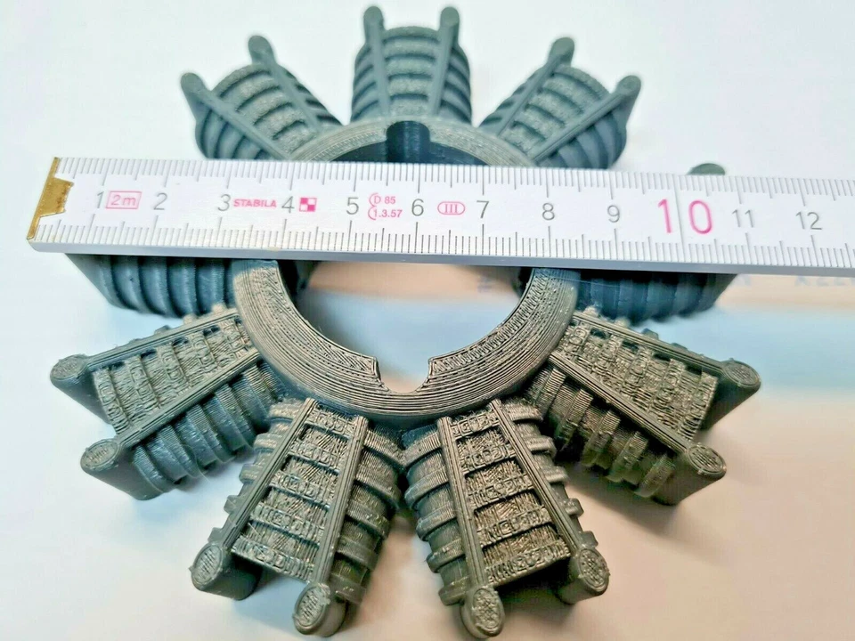 Sternmotorattrappe aus dem 3D Drucker mit ABS für E-Motoren D= 48 mm AD= 158 mm - Bild 3 von 4