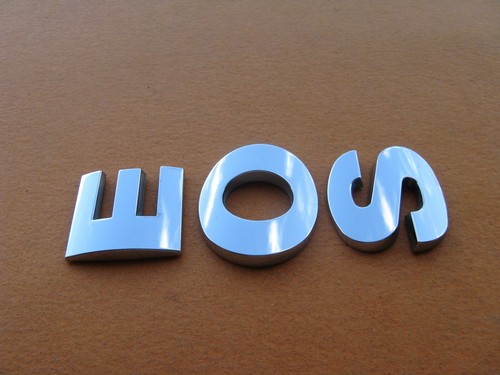 07 08 09 10 11 12 13 14 15 16 VW EOS REAR EMBLEM LOGO BADGE SIGN SYMBOL A37447 - Imagen 2 de 3