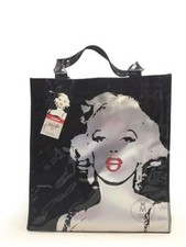 BORSA SHOPPER BAG MARILYN MONROE SWEET TIME NERO