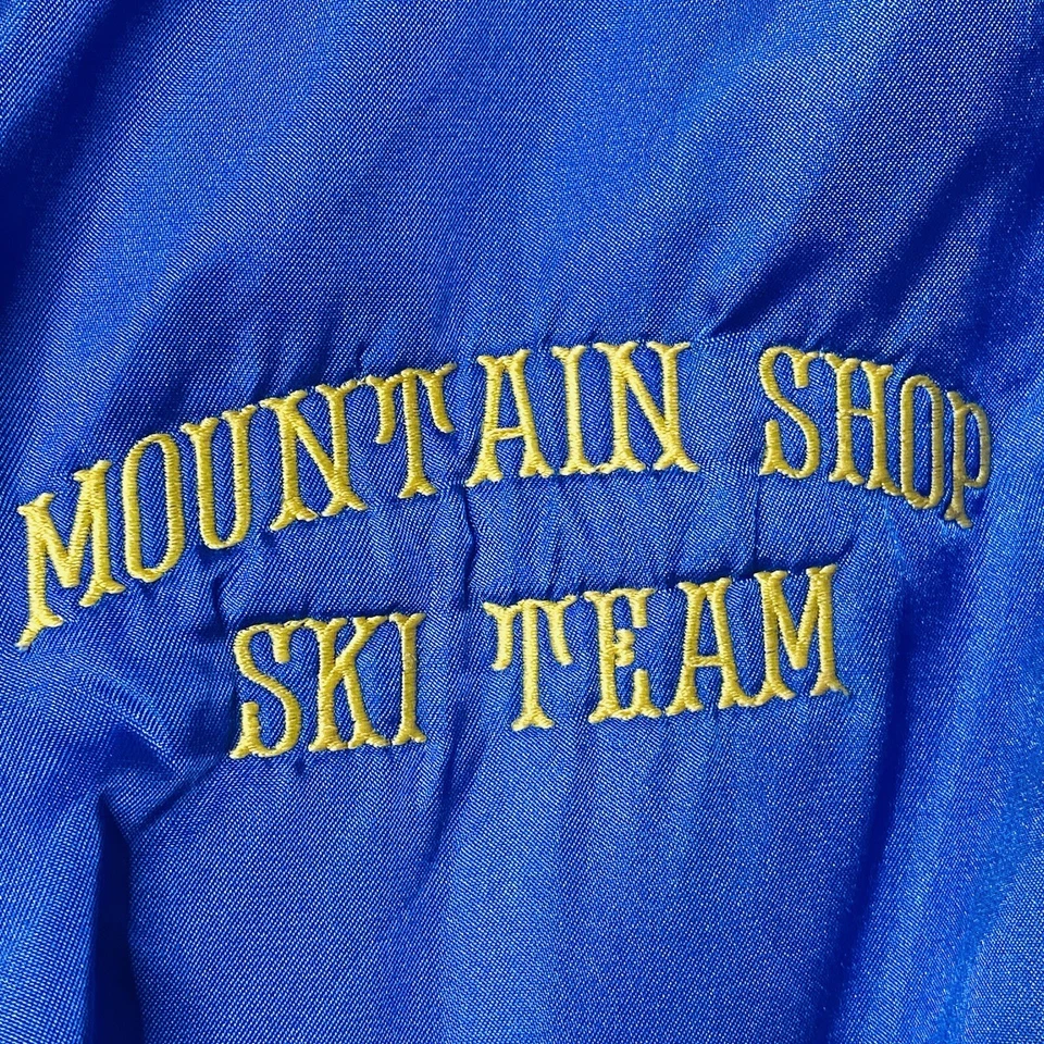 Chaqueta de Esquí Nórdica Abrigo de Neón Retro PERSONALIZADO Bordado TIENDA DE MONTAÑA EQUIPO DE ESQUÍ Foto 4 de 4