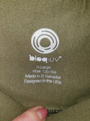 BloqUV Women's UPF 50+ Compression Leggings Crop top Mixed LOT Set Army Green - Picture 12 of 18