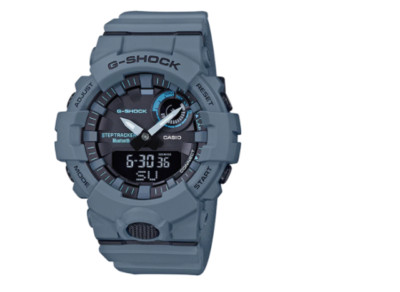 New Casio G-Shock GBA800UC-2A Ana-Digital Gray / Blue Resin Men's Wristwatch