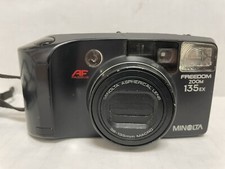 Minolta Freedom Zoom 135EX Date 35mm Point  Shoot Film Camera UNTESTED