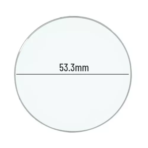 53.3mm Diameter Replacement Flat Cover Lid for Dial Caliper Indicator