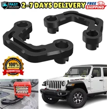 Adjustable Hood Fog Light Mounting Bracket for Jeep Wrangler JL JLU Gladiator JT