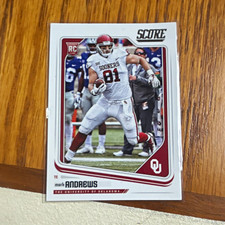 SCORE 2018 Score Rookies Mark Andrews Oklahoma Sooners Rookie Card #378. rookie card picture