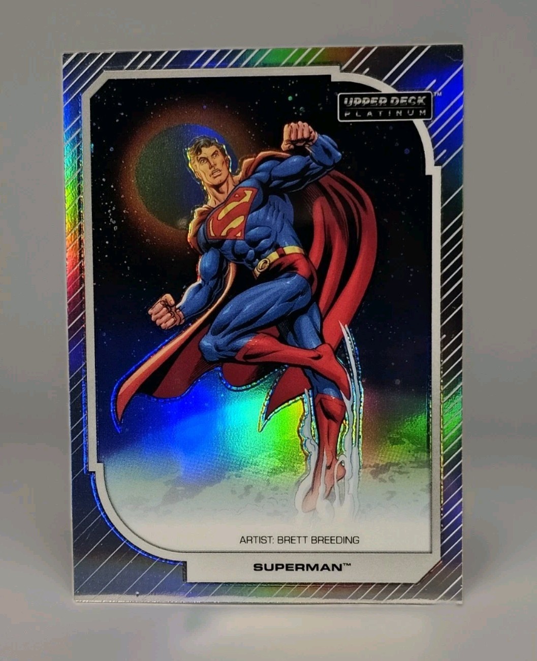 2026 Upper Deck Platinum DC #11 Superman Clark Kent Rainbow