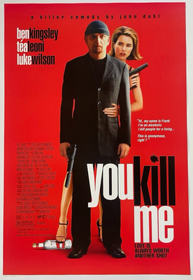 YOU KILL ME ORIGINAL MOVIE POSTER 27'' x 40'' DOUBLE SIDED DS 2007 BEN KINGSLEY