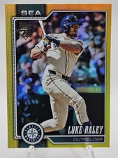 2026 Topps Series 1 Baseball #142 Luke Raley Yellow Rainbow Foil /399