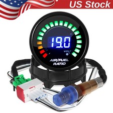 52mm Air Fuel Ratio Gauge Led Digital Display W Narrowband O2 Oxygen Sensor Us