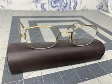 Oliver Peoples OV1118T 5124 Wainwright Eyeglasses Antique Gold Frames Used H1 