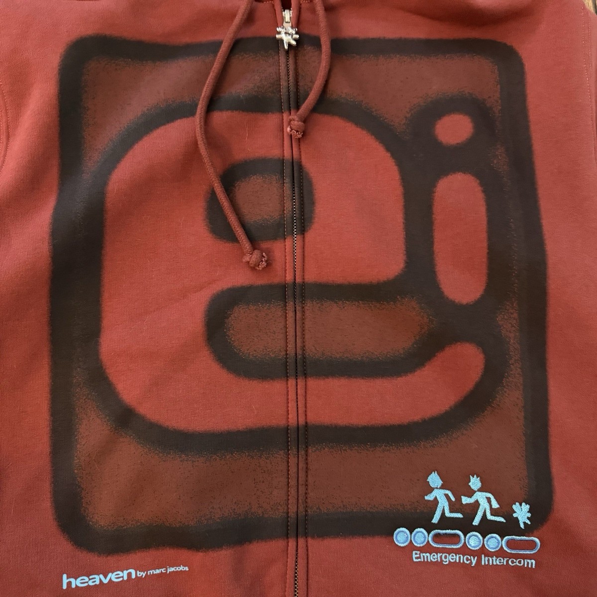Heaven by Marc Jacobs x Emergency Intercom Merch Hoodie Size