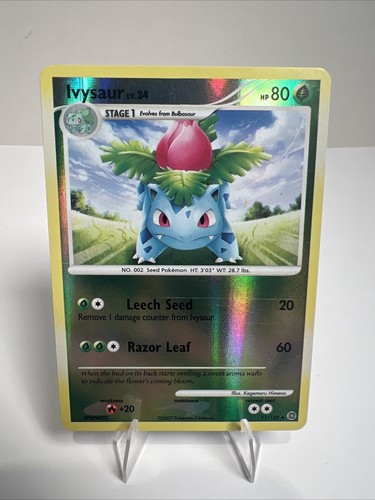 Ivysaur Reverse Holo 51/132 LP Secret Wonders AUTHENTIC Pokemon Card