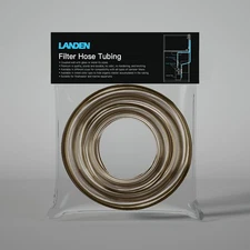 LANDEN Filter Hose Tubing for Aquarium System, ID/OD=12/16mm, Gray 