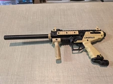 Tippmann CRONUS T141001 Paintball Gun / Marker - Beige/Black WORKS!