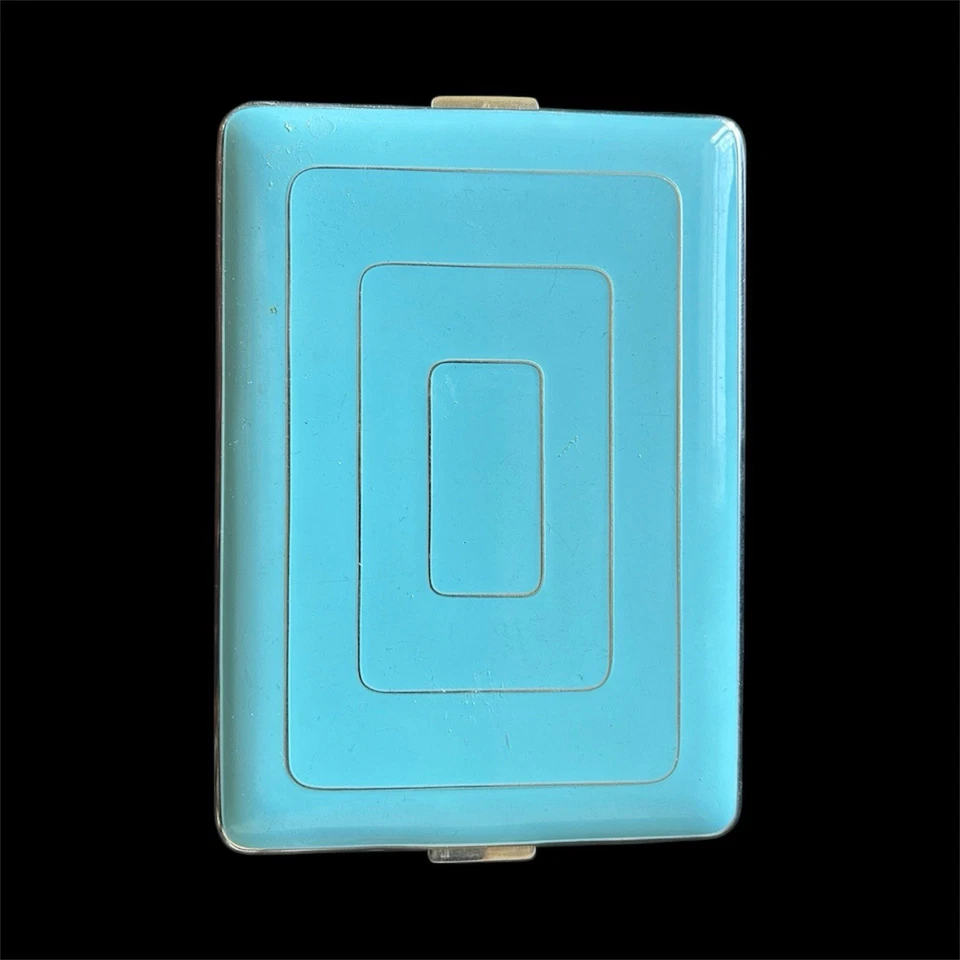 Art Deco Richard Hudnut Combination Powder Compact/Cigarette Case - Image 2 of 4