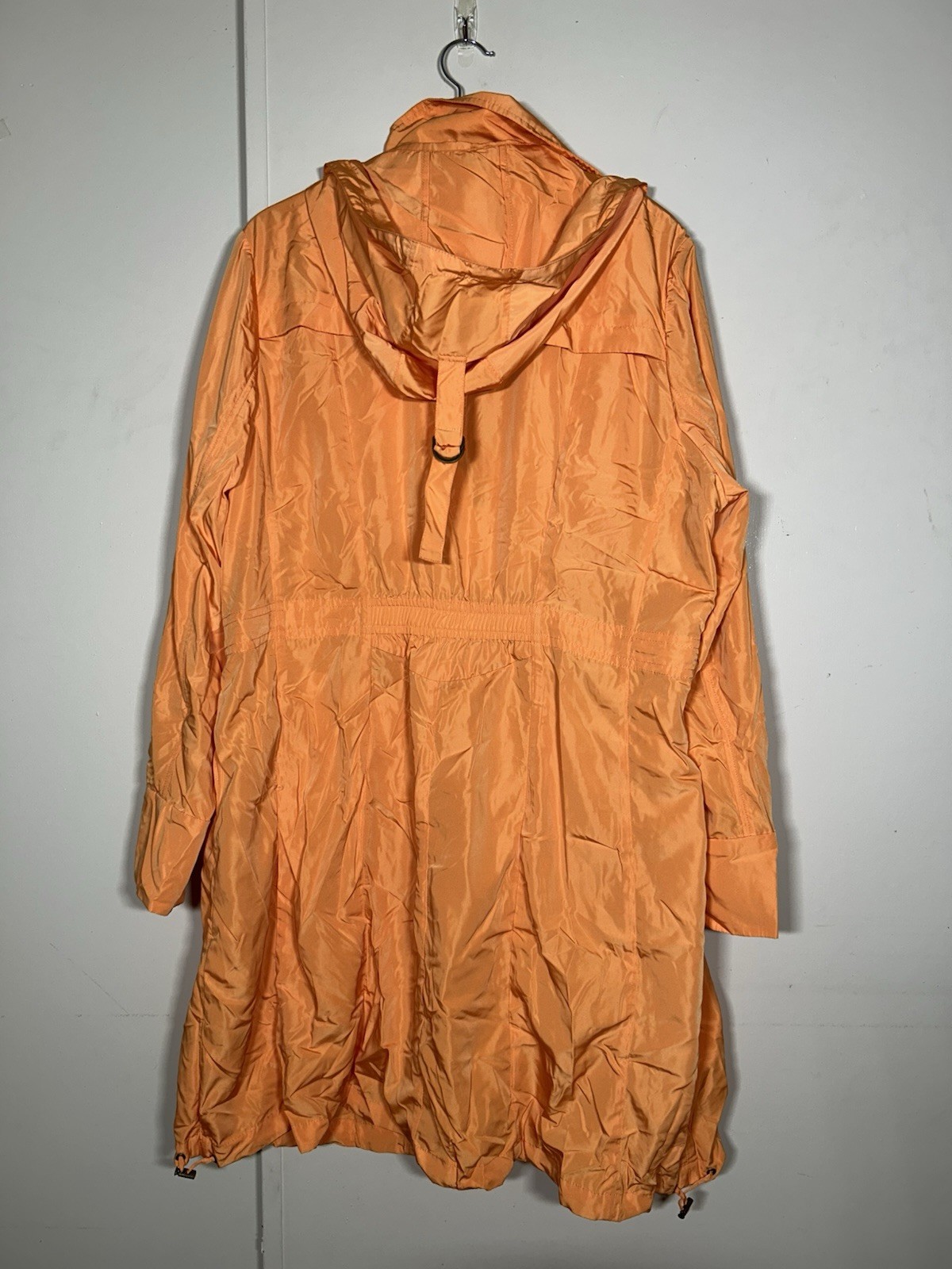 Vintage Pendeleton Bright Orange Packable ZipUp H… - image 14