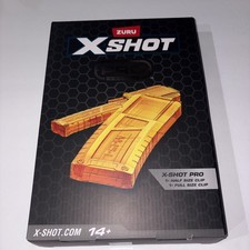 Zuru X-Shot. X Shot Pro, 1 Half Clip And 1 Full Clip. Clips Only . New In Box