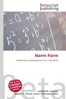 Lambert M. Surhone (U. A.) | Norm Form | Taschenbuch | Englisch (2026)