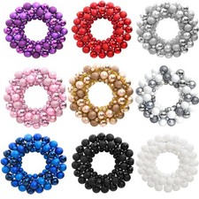 45cm Weihnachtskranz Kugelgirlande Weihnachtsgirlande Tannengirlande Girlande