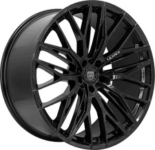Set 4 26 Lexani Aries Wheels 26x10 5x120 32  Gloss Black Rim Limited