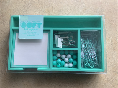 Desk Organizer  Mint Green NEW B2