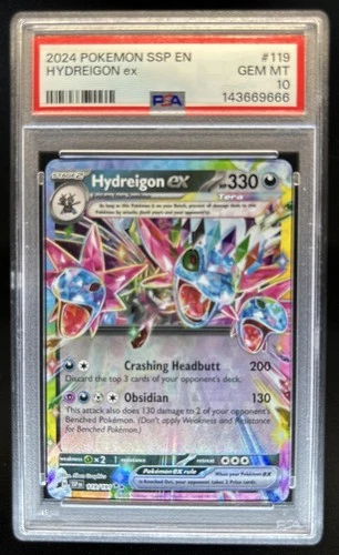 2024 Pokemon Surging Sparks Hydreigon Ex #119/191 PSA 10 GEM MINT