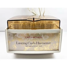 Lady Schick LASTING CURLS  w/ Beautifying Mist Hairsetter Model 71-1 WORKS Vtg