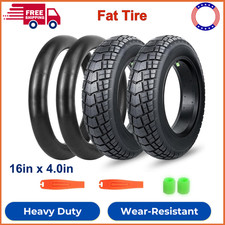 16 x 4.0 Fat Tire For Ebike, Mountain Bike, Tricycle, Ideal For Snow Gravel Road