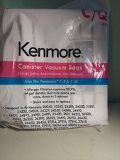 Kenmore Type C Q 5055 Canister Vacuum Cleaner Bags 20-50104 8 Pack SEALED NEW