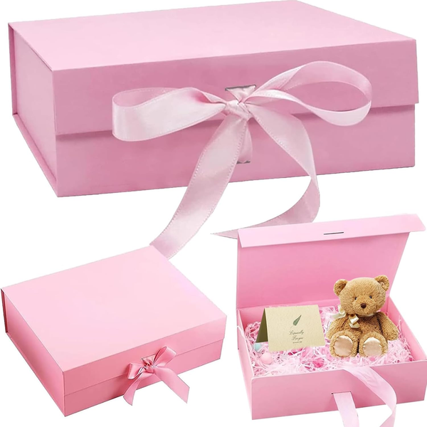 Magnetische Geschenkbox, Geschenkbox Mit Deckel, 21X17X7Cm Geschenk Box-image