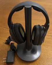 Sony MDR-RF995 Wireless RF Headphones w/ TMR-RF995R Transmitter Tested Works