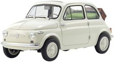 Kyosho Original 1/18 Fiat NUOVA 500 with Accessories (White) KS08966WA F/S Track