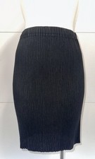 EUC Issey Miyake Black Pleated Skirt Medium Made in Japan 21" Long